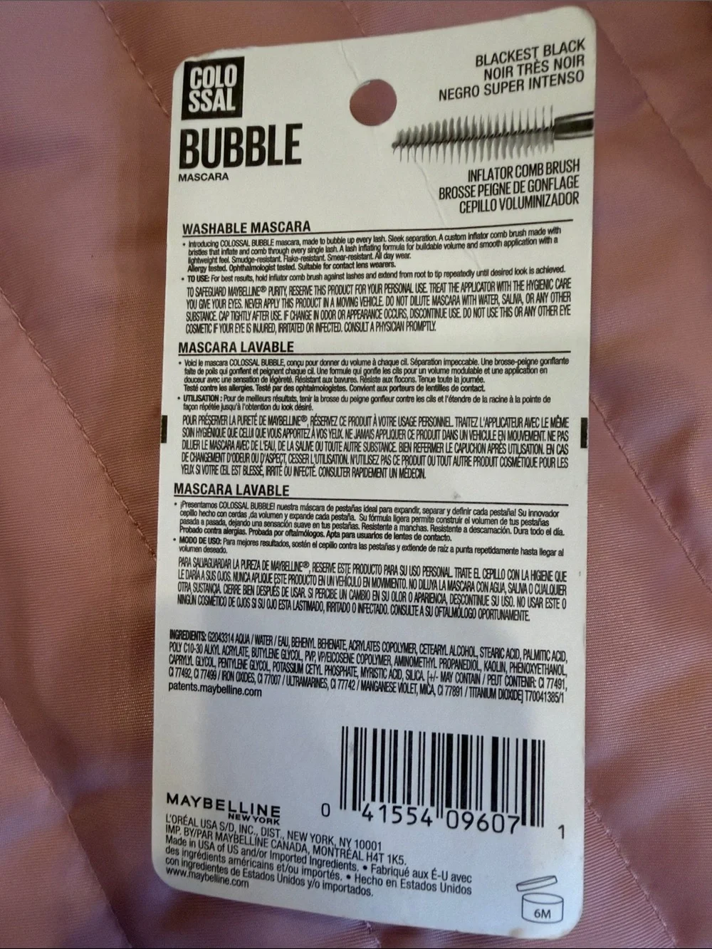 Maybelline colossal bubble